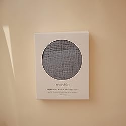mushie Extra Soft Bassinet Muslin Crib Sheet