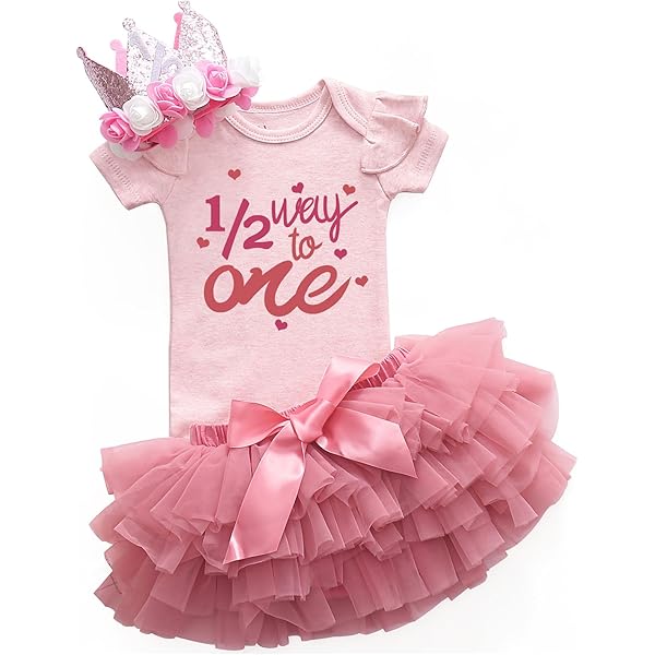 Amazon.com: AXAZZNI Half birthday baby girl My 1/2 Birthday girl outfit halfway to one Girls sweet dress pink bodysuit deep pink tutu 6 Months: Clothing, Shoes & Jewelry Amazon.com: AXAZZNI Half birthday baby girl My 1/2 Birthday girl outfit halfway to one Girls sweet dress pink bodysuit deep pink tutu 6 Months: Clothing, Shoes & Jewelry