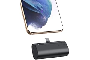 VEGER Portable Charger, USB C Power Bank, 5000mAh Mini Battery Pack Fast Charging 20W Small Charging Bank for Samsung Galaxy S21, S20, S10, S9, Note 20, Pixel, Moto, LG, Oculus Quest, Android Phones