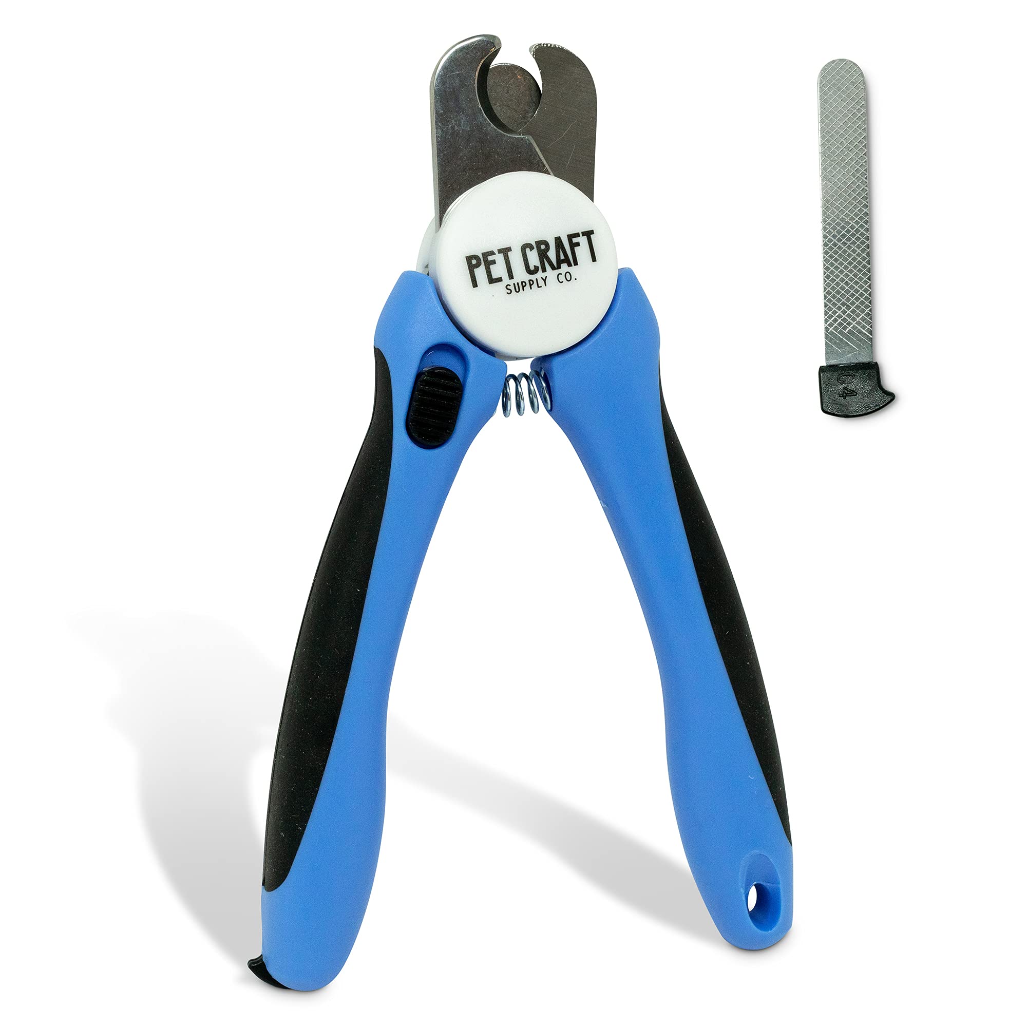 Pet Craft Supply Dog & Cat Pets Nail Clippers and Trimmers - with Safety Guard to Avoid Over Cutting, Bonus Nail File - Essential Puppies Supplies Grooming Kit