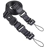 Vigorport Camera Strap, Crossbody Shoulder Strap, Camera Neck Strap with Quick Release Metal Buckle for DSLR/Binoculars