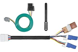 Curt Manufacturing 56225 Vehicle-Side Custom 4-Pin Trailer Wiring Harness,Fits Select Nissan Frontier,Pathfinder,Xterra,Suzuki Equator ,Black