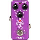 NUX Edge Delay Guitar Effects Pedal with Phi Digital Delay, Analog Delay, Tape Echo, Sub-division with Smart Tap Tempo, Supports Stereo I/O with TRS Cable
