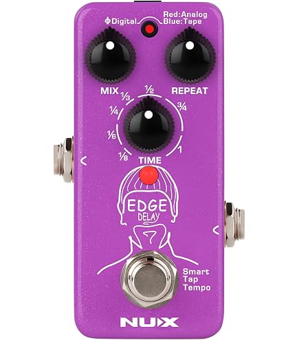 Amazon.com: NUX Time Core Deluxe MKII Delay Effect Pedal, 7 Types