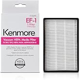 Kenmore 53295 EF-1 HEPA Media Vacuum Cleaner Exhaust Air Filter for Upright and Canister Vacuums,White