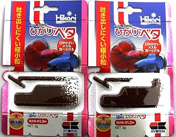 Amazon キョーリン ひかり ベタ 餌 2g 2個セット ミニシール付き ノーブランド品 餌 通販