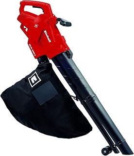 Einhell Elektro Laubsauger Laubbläser GC-EL 2500 E (2500 W, bis 240 km/h, 40 L Fangsack, Drehzahlregulierung, Tragegurt)