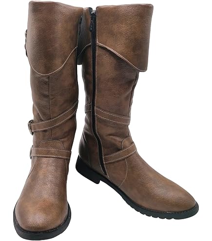 Amazon.com: JUNQIAKO Medieval Pirate Boots Mens Renaissance  display picture 2