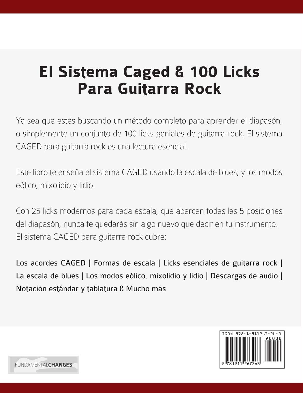 El Sistema Caged Y 100 Licks Para Guitarra Rock Series Guitarra Rock Spanish Edition Alexander Mr Joseph Bustos Mr Gustavo 9781911267263 Amazon Com Books