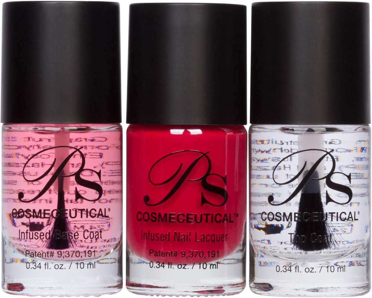 PS Polish Starter Kit Includes: Base Coat, Top Coat and Our Signature Color Dream 3 Pack Set