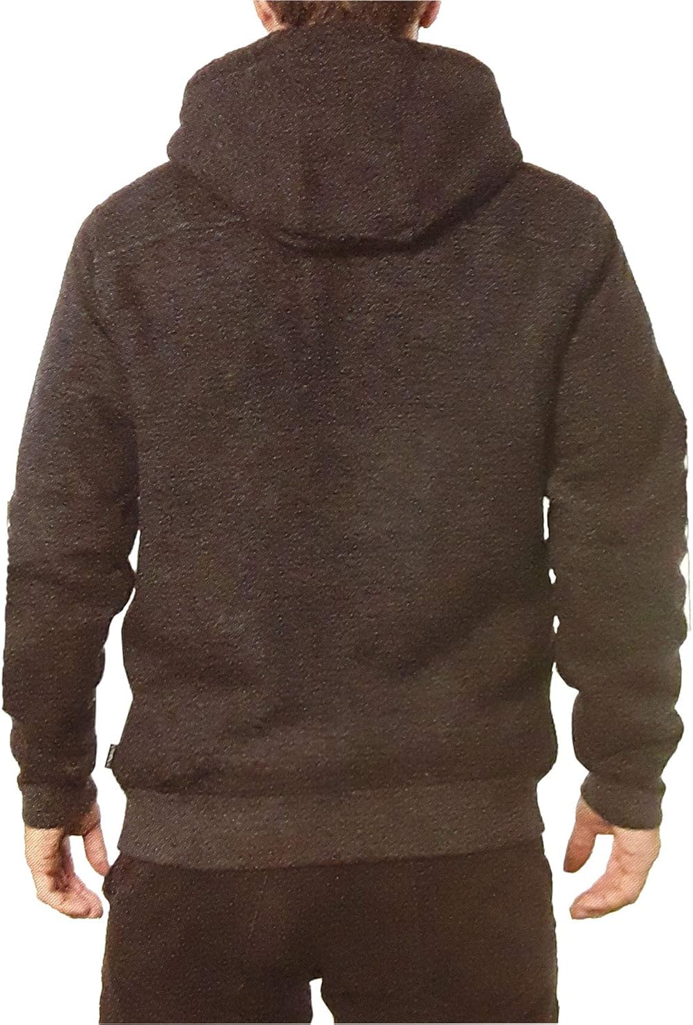 O'NEILL Men's Full-Zipper Warm Hooded Fleece Jacket Asphalt XX-Large: Clothing