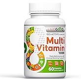 LiveGood Bio-Active Complete Multivitamin for Men, Daily Men’s Multi with 24 Essential Vitamins and Minerals for Energy, Immunity, Heart and Bone Support, Complete Men’s Formula (60 Capsules)