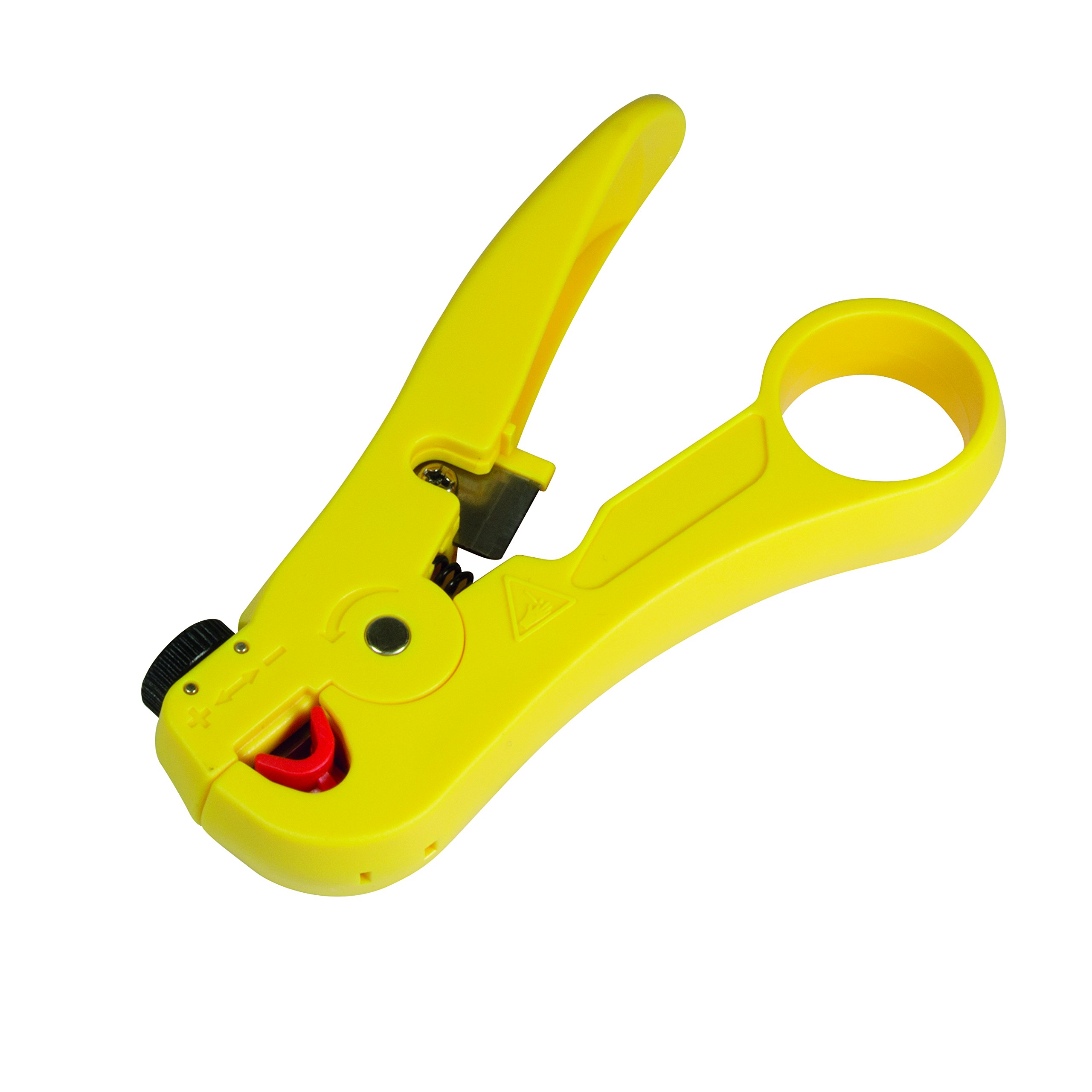 LogiLink Professional WZ0032 Professional Wire Stripper for Network Cable Wire Stripper for Network Data Cable (Yellow)