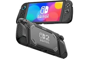 Protective Case for Nintendo Switch 2 (2025), Dockable Protective Cover with Ergonomic Shockproof Grip, Scratchproof Durable 