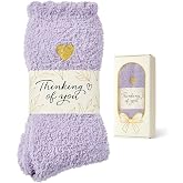 Fuzzy Socks in Gift Box, Gifts for Women &amp; Men with Thinking of You Wrap | Gift-ready fuzzy socks; Gifts for women men/ mom/ friend/ bridesmaid/ teacher/ self care/ get well/ sympathy/ postpartum