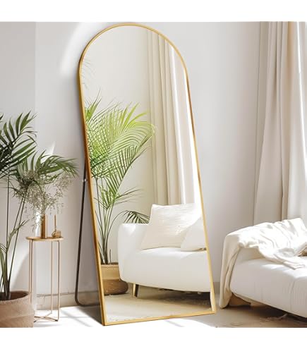 Shyliey Wooden Floor Mirror Stand - Anti-Skid Mirror Bracket Holder For Bedroom, Living Room, Or Bathroom 1 thumbnail image