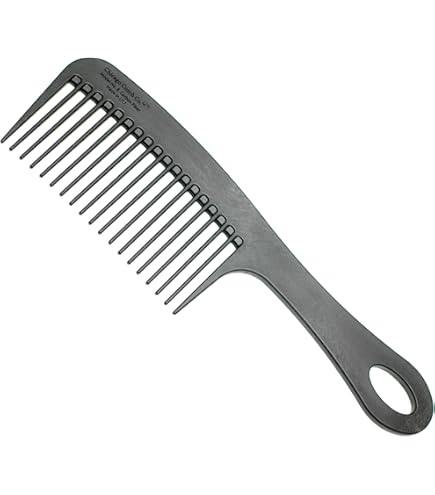 Amazon.com : Chicago Comb Model 11 Carbon Fiber, Large Hair Pick