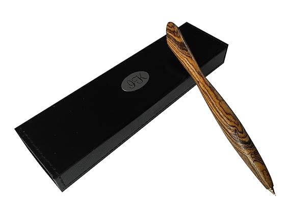 Edler Design Kugelschreiber aus Edel-Holz im Etui I Premium: 100% Hand-Made in Germany I Jeder Stift ein Unikat I Exklusiver 