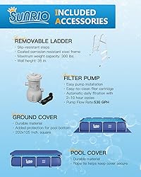 Sunrio 15'*7'3"*33" Rectangular Above Ground