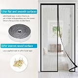 Koorium Magnetic Fly Screen Door Curtain Bug Mesh Insect Protection 90x210cm view 4