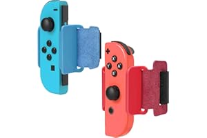 FYOUNG Wrist Bands for Just Switch Dance 2025/2024/2023/2022/2021 Games, 2 Pack Dance Games Accessories Adjustable Elastic St