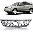 Perfit Liner New Front Gray Grille Chrome Assembly Compatible with 2004-2007 LEXUS RX330 350 Fits LX1200113 5310148071