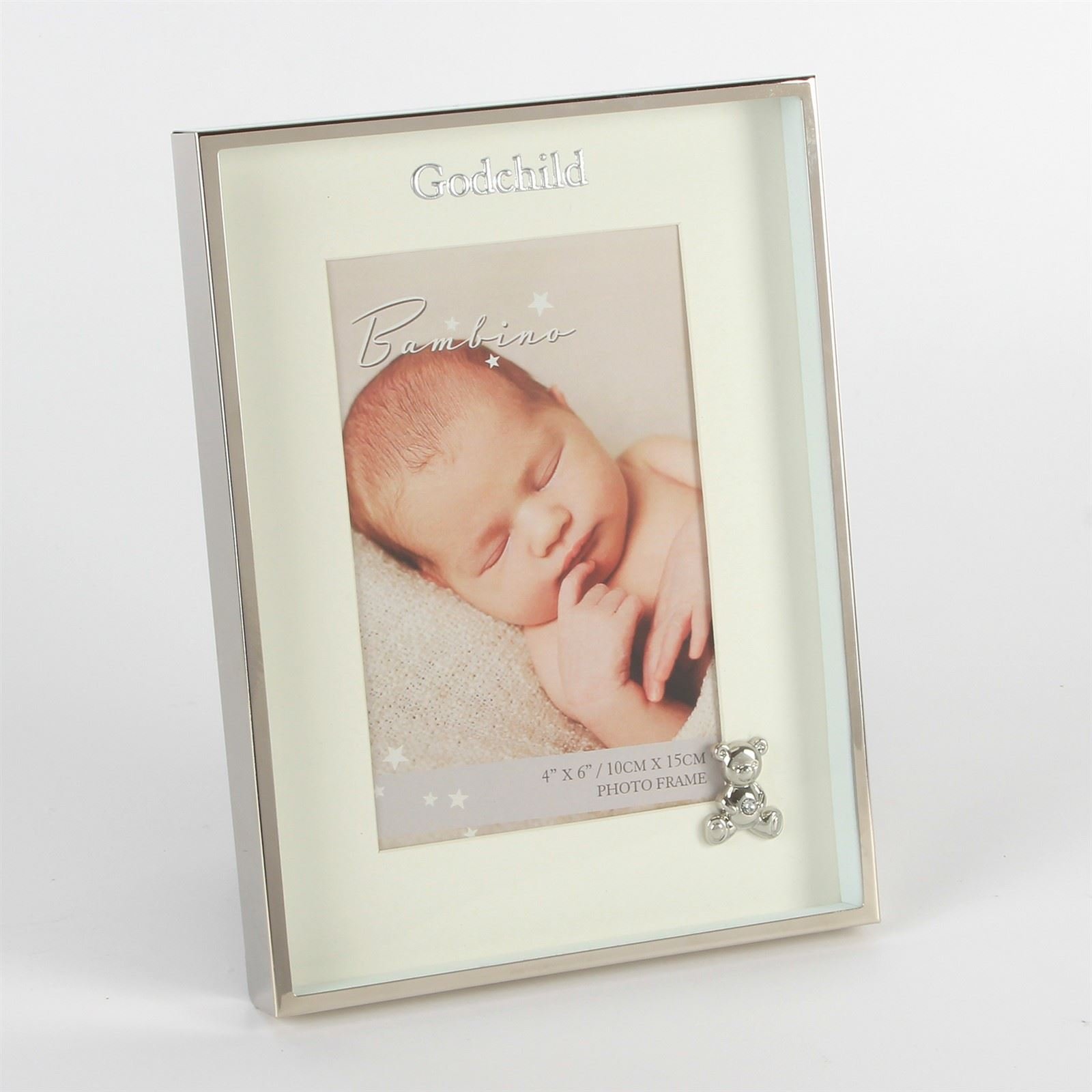 Bambino Photo Frames, Glass,Metal,Silverplated, One Size