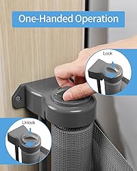 Veraste Retractable Baby Gate for Doorways and