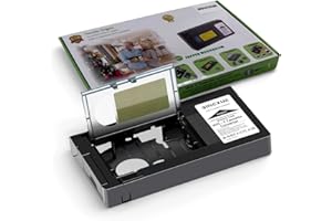 Bingxue VHS-C Tape Cassette Adapter for Camcorders Motorized VHS VHS-C to VHS – Ideal for VCR Player, Video Cassette Player and VHS to Digital Converting