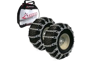 The ROP Shop Pair of 2 Link Tire Chains 15x5x6 for Troy-Bilt, Ariens & Husqvarna Snow Blower