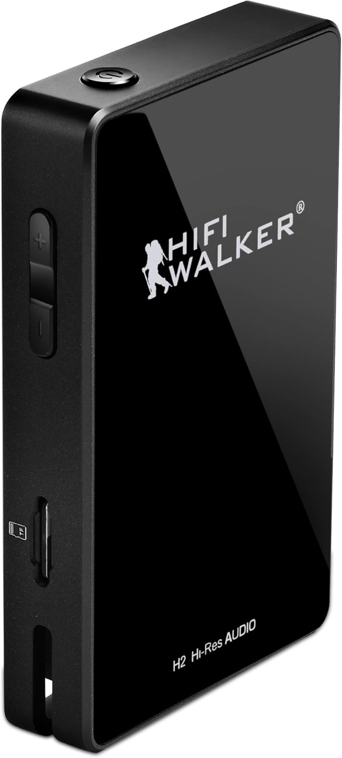 HIFI WALKER H2 High Resolution Lossless MP3 Bluetooth FLAC WAV Digital Audio Player Portable with 16GB microsd Card and HD Audio Earphone: Electronics
