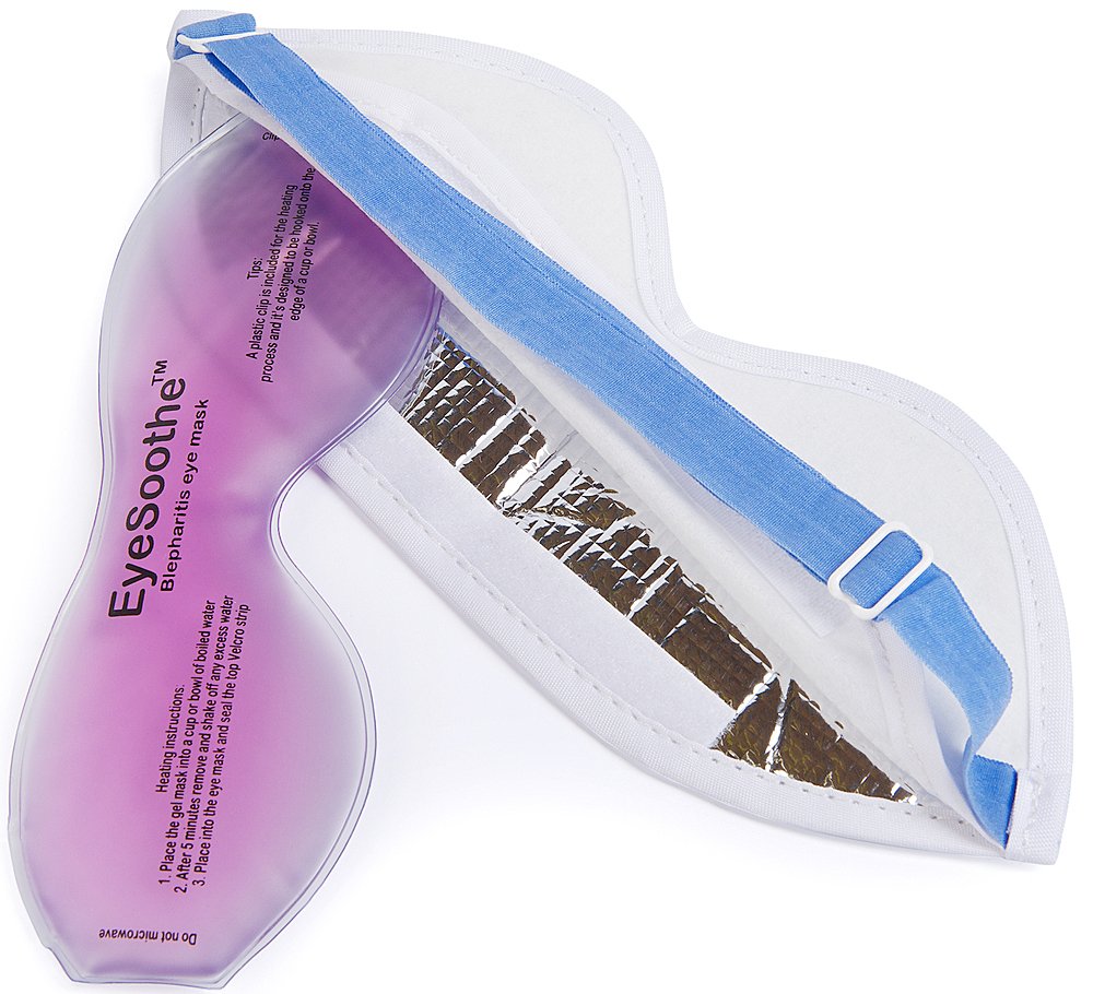 EyeSoothe Blepharitis Eye Mask With Heated Gel Pack and Hygienic
