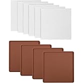 4 Silicone Dehydrator Mats & 6 Mesh Dehydrator Sheets, Reusable Non-stick Tray Liner with Edge, Compatible with Cosori CP267-