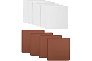 4 Silicone Dehydrator Mats & 6 Mesh Dehydrator Sheets, Reusable Non-stick Tray Liner with Edge, Compatible with Cosori CP267-