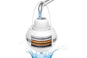 NUSOGON Tub Filter for Bathtub, Bath Ball Filter for Tub Faucet, Bathtub Filter for Hard Water, 2500 Gallons of Filtration Bath Tub Water Filter for Cleaner Softer Bathing
