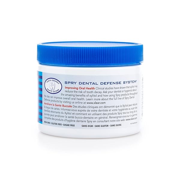 SPRY XYLITOL PEPPERMINT SUGAR FREE CANDY – PROMOTE ORAL HEALTH, INCREASE SALIVA PRODUCTION, STOP BAD BREATH, NON-GMO, GLUTEN-FREE, 240 COUNT (PACK OF 1)