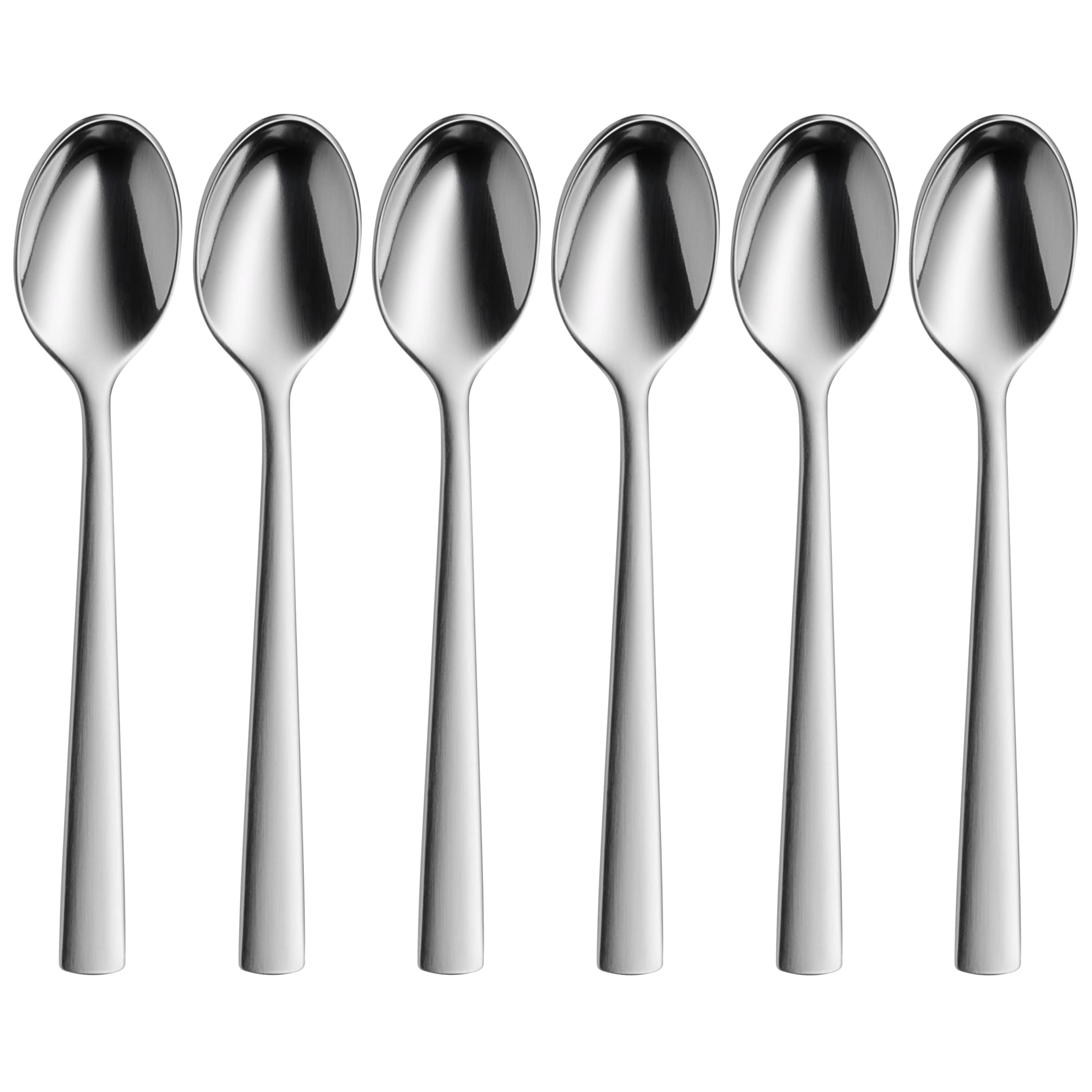 WMF Corvo Cromargan Protect Espresso Spoons, Silver, Set of 6