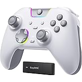EasySMX X05 Pro Wireless PC Controller, Upgraded Mute Buttons，2-Stage Triggers，Hall Joysticks，1000Hz Polling, Ergonomic Grip,