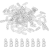PATIKIL Letter Charm, 100 Pcs Alphabet Charm Initial Pendant Charm Bulk Cute DIY for Jewelry Making Bracelets Earrings Necklace Keychains Crafts, Dark Silver, Letter B