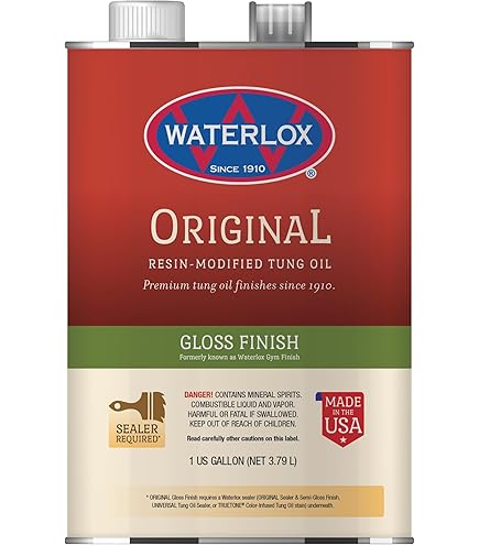 Waterlox Original, Sealer/Finish, 1qt. Net 946 ml - Household Wood Waterlox Original, Sealer/Finish, 1qt. Net 946 ml - Household Wood