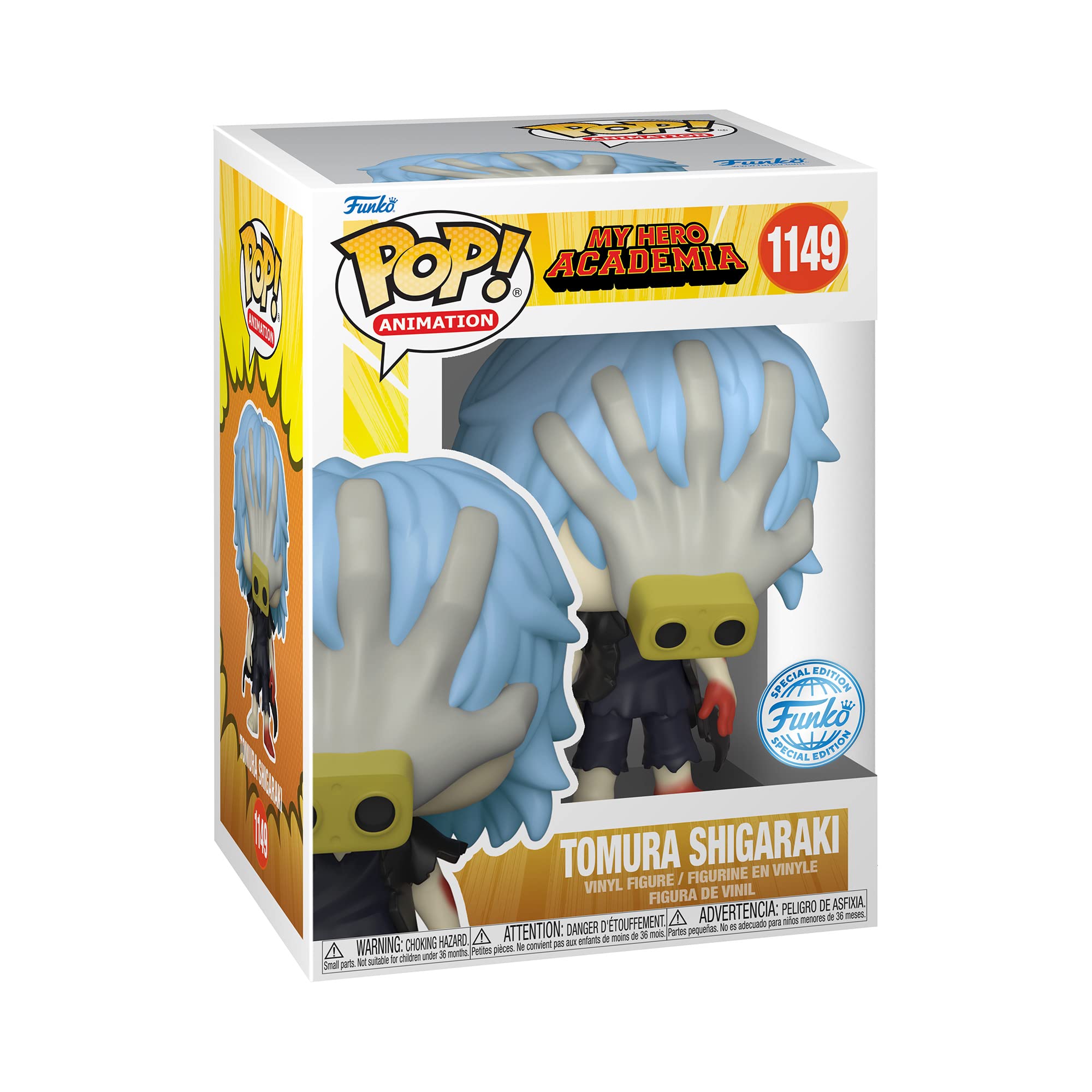 Photo 1 of *Pack of 3* Pop! Animation: My Hero Academia - Shigaraki Vinyl Figure Standard