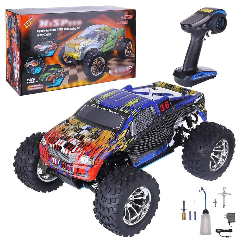 BINGXMF 1/10 Nitro RC Truck 80KM/H Fast Nitro Gas