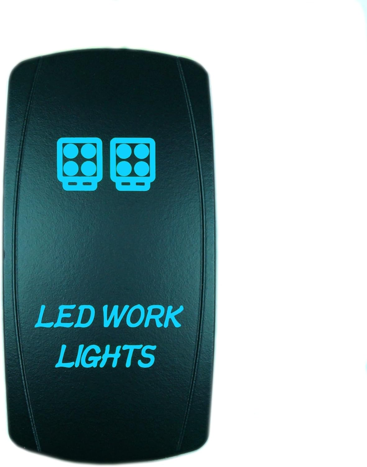 Amazon Com 12v Blue Rocker Switch Laser Led Work Lights On