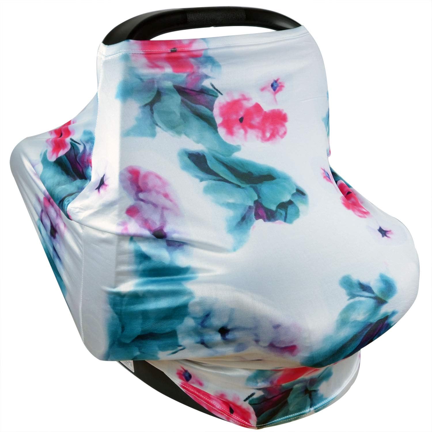 Kyapoo Nursing Cover Breastfeeding Cover, Multi Use Carseat Cover and Scarf, Baby Car Seat Cover,Printed Style for Moms and Baby
