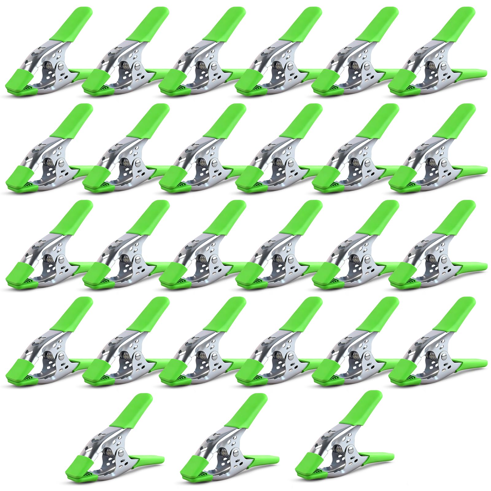 Photo 1 of 27-Piece 6-inch Heavy Duty Spring Clamp, Large Spring Clamps for Woodworking, Metal Clips 2.4-inch Jaw Opening Clamps for Backdrop, Pool Cover, Photography