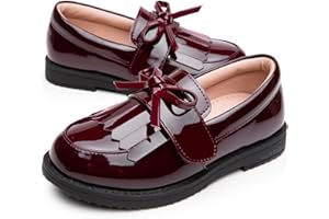 PPXID Girl's British Style School Uniform Shoes Princess Performance Oxford Shoes