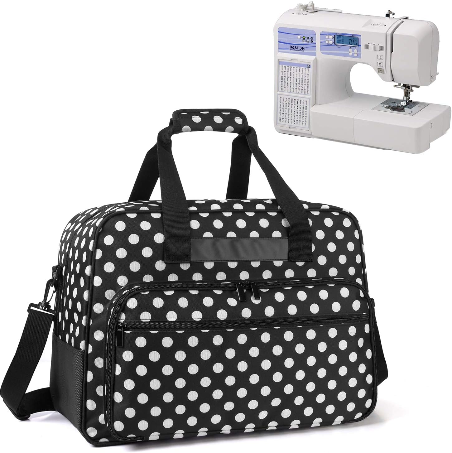 Yarwo Sewing Machine Tote Bag, Universal Portable Carrying Case with