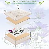 Rhykoka Extra Large Flower Press 11x11 inch 10 Layers Kit with Bag view 5
