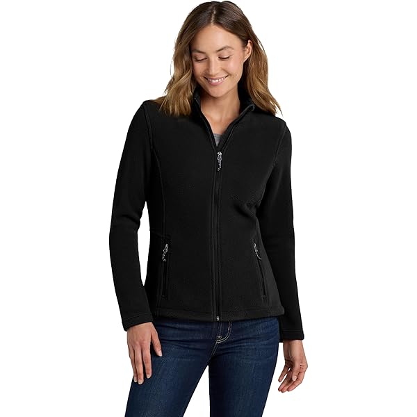 Port Authority Ladies Accord Microfleece Jacket, XS, Black at