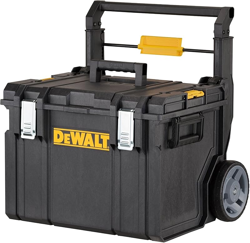 DEWALT TOUGHSYSTEM Wheeled Toolbox IP65 Water Dust Seal 50kg Load